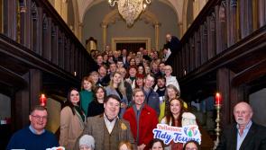 Tidy Towns group in Offaly celebrate at historic castle