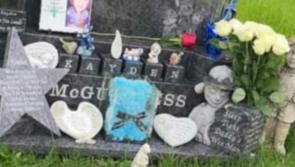 Derry grandmother's anger at theft of items from child's grave