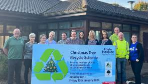 Foyle Hospice Christmas Tree Recycle Scheme launched