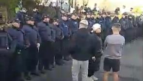 BREAKING: Asylum seekers arrive at Racket Hall Hotel in Roscrea as gardaí tackle protestors