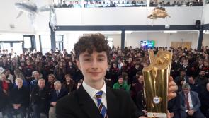 WATCH: Joyous scenes as BT Young Scientist winner returns to Limerick school