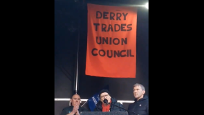 WATCH: Derry's McCann 'rages' for fair pay at rally