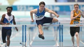 Adam Nolan took home gold for Carlow's at the National Indoor Athletics Championships
