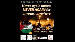 Derry to mark Holocaust Memorial Day in support of Palestine
