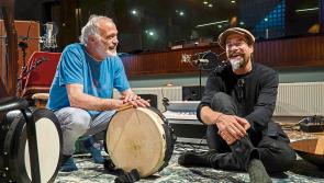 R&oacute;n&aacute;n O&rsquo;Snodaigh and Myles O&rsquo;Reilly at The Backstage