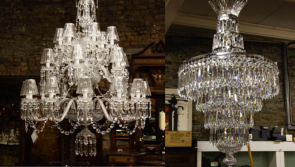 Waterford Crystal chandeliers worth tens of thousands of euro to be auctioned next week