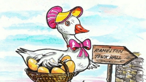 Mother Goose is on her way to Ramelton for next week's pantomime