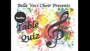 Table quiz on Thursday night in support of award winning Tipperary female choir