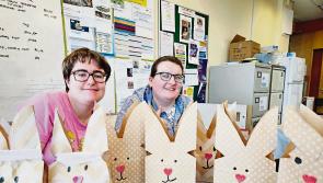RehabCare Longford holding homemade crafts sale