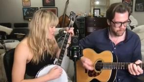 Glen Campbell's daughter Ashley and guitarist Thor Jensen in Kilcar concert