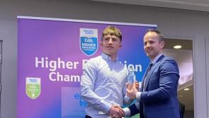 Feakle's Adam Hogan named Electric Ireland GAA Higher Education Hurling Player of the Year