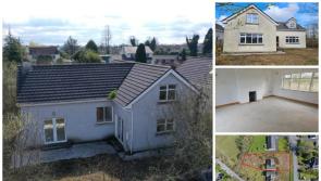 PICTURES: Big unfinished house in Longford with dream home potential could sell for €150,000