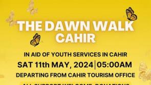 Tipperary town to host Dawn Walk to support local youth services