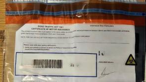 Naas  driver faces 'possible fraud charge' after being caught with 'false insurance certificate' 