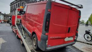 Vehicle seized by Gardaí in Kilkenny City Centre