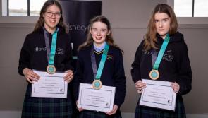 Students from Baltinglass school honored as female cycling ambassadors