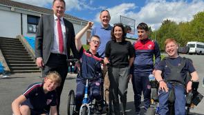 St Bernadette's Special School presented with new mobility trike