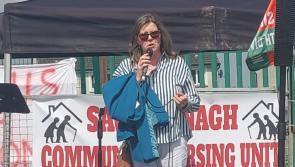 WATCH: Nenagh protestor - 'All I can say is you have blood on your hands if he should die'