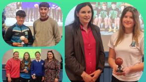 In PICTURES: Laois school's sports achievements celebrated in Portlaoise