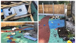 "Absolutely disgusting carry on" - vandalism at after schools play area in Borris