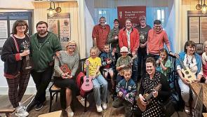 Budding and blooming Longford ukulele players perform live at Rose Cottage, Ballinalee