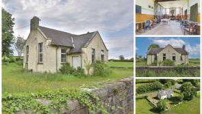 PICTURES: 'Secluded' Laois schoolhouse with dream home potential on the market for just €100k