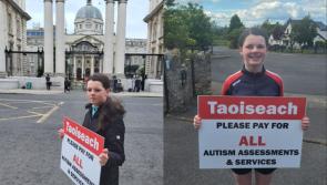 'Can't wait for adults any longer' - Tipp teenager kicks off autism rights protest at Dáil 