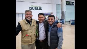 NEW ARRIVAL: A new priest has just landed in Tipperary all the way from India