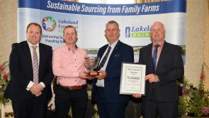 Offaly dairy farmer wins major award for his 'outstanding commitment' 
