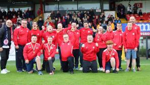 Sligo Rovers DS Futsal Team celebrated at Showgrounds for recent success