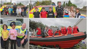 PICTURES: Dazzled by the Blue Lights! Longford pupils delighted to welcome emergency services to their school