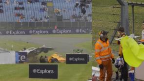 WATCH: Offaly F1 hopeful involved in brutal crash during Formula 3 race