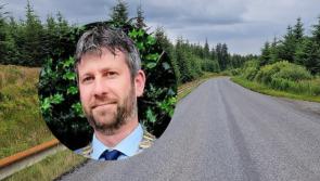Broken white overtaking line to be reinstalled on the relaid R250 Meenaroy Road 