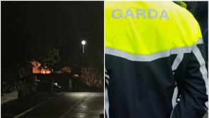 Emergency services called to scene of abandoned car fire in Newbridge