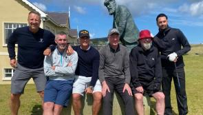 Manchester United legends enjoy a round of golf at Rosapenna