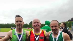 Great celebrations in Moycarkey Coolcroo AC as  Danny wins double gold at the National Masters