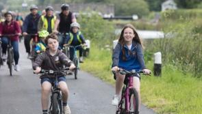 Weather smiles on Shannon Harbour High Nelly Fun Cycle Rally 