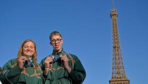 Mona McSharry and Daniel Wiffen to carry Irish flag at  Olympics' closing ceremony