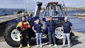 Commemorative scroll visits Bundoran RNLI