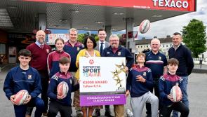Tullow Rugby Club has been named the winners of Texaco Sports Initiative award in Carlow