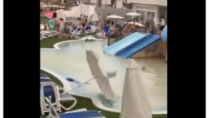 WATCH: Irish tourists warned as red alert storms hit popular destination in Spain
