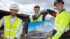 Work starts on region’s largest new Lidl Northern Ireland store at Riverside Retail Park Coleraine