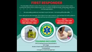 Carlow Community First Responders open evenings announced for potential new volunteers