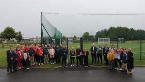 Laois GAA Club and school officially open new pitch