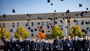 Fantastic day  in Templemore as sun lights  up  Garda  graduation day