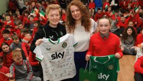 Ireland manager Eileen Gleeson visits Buncrana schoolgirl who sent her letter
