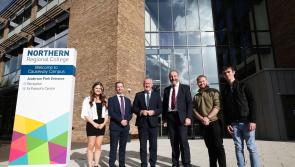 Economy Minister opens landmark £46million Causeway Campus for Northern Regional College