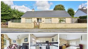 PICTURES: Beautiful bungalow in 'perfect setting' in Laois village on the market for €199k