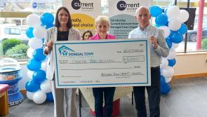 Donegal Town Credit Union makes generous donation to St Luke’s Bus Fund