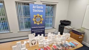 Longford crime unit and others seize around 800 suspected counterfeit items
